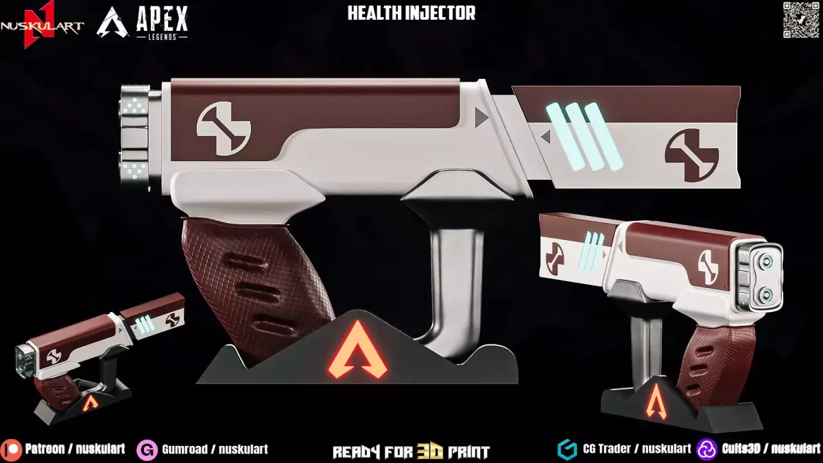 Apex Legends Health Injector  Multi Part 3D Printing 3D print model