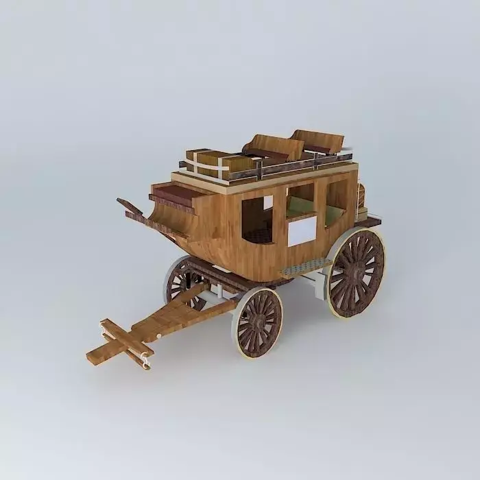 WELLS FARGO STAGECOACH 3D model