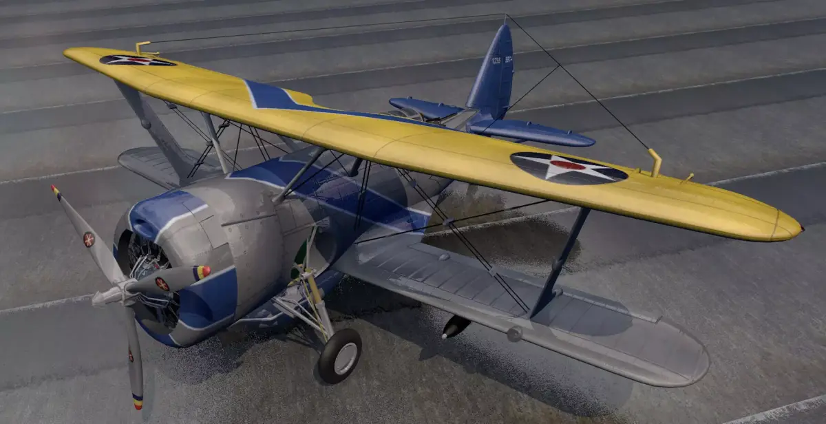 Curtiss SBC-4 Helldiver 3D model