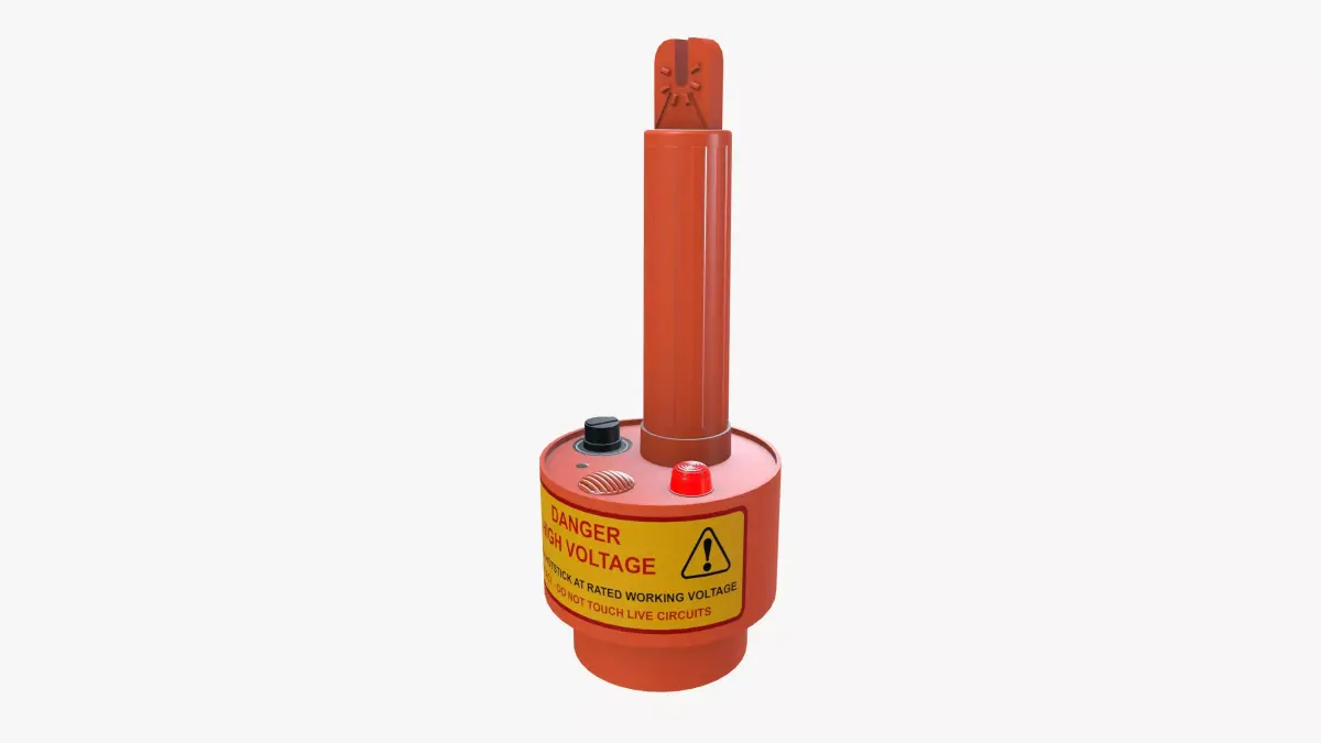 voltage detector Low-poly 3D model
