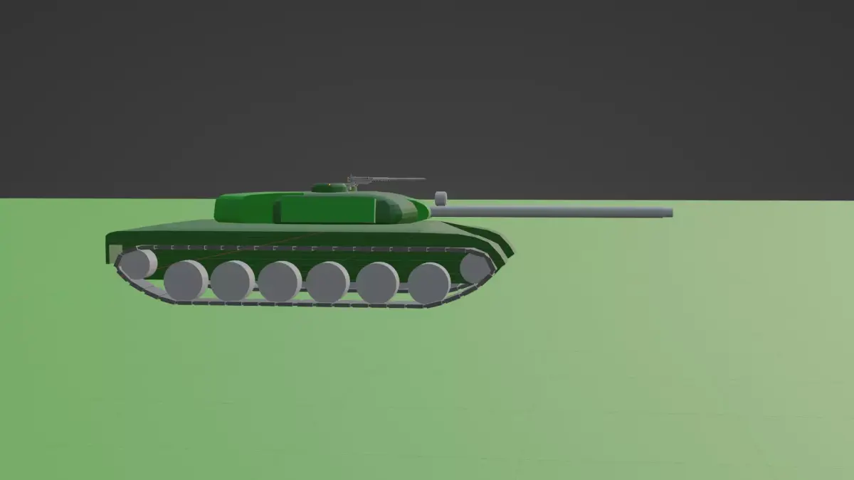 Medium Tank T-58 3D model