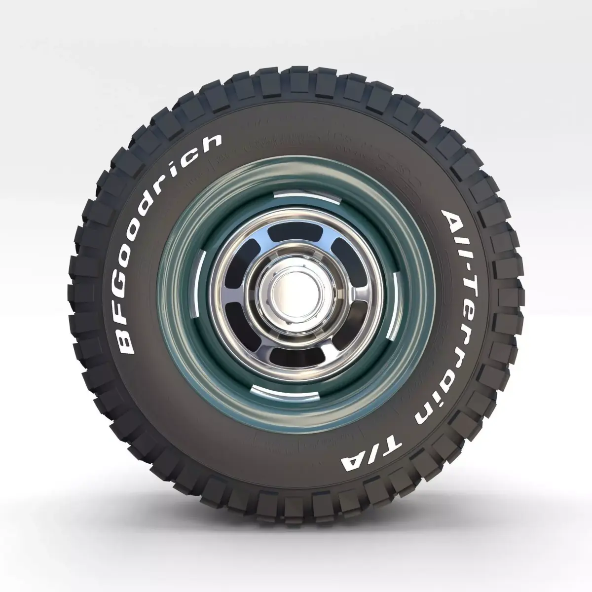Toyota Land Cruiser FJ 40 Wheel 1 3D model