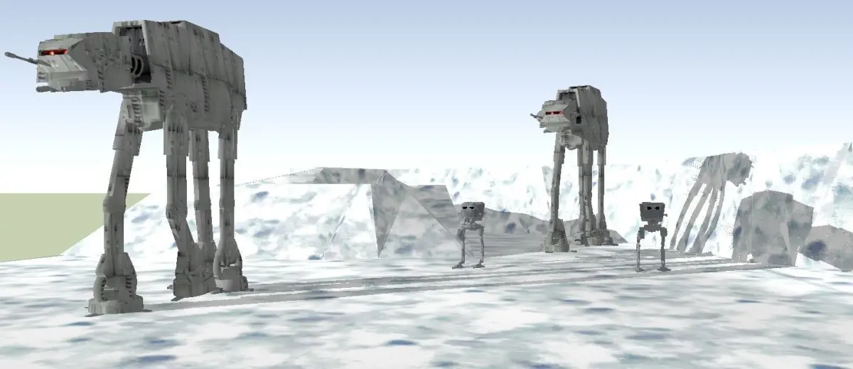 Star Wars - Hoth imperial troop Free 3D model