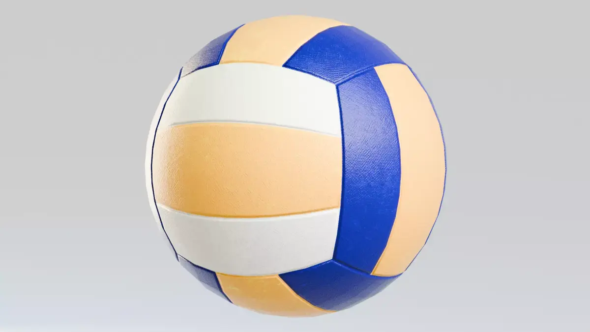 Balls Pack - Volleyball Ball Low-poly 3D model