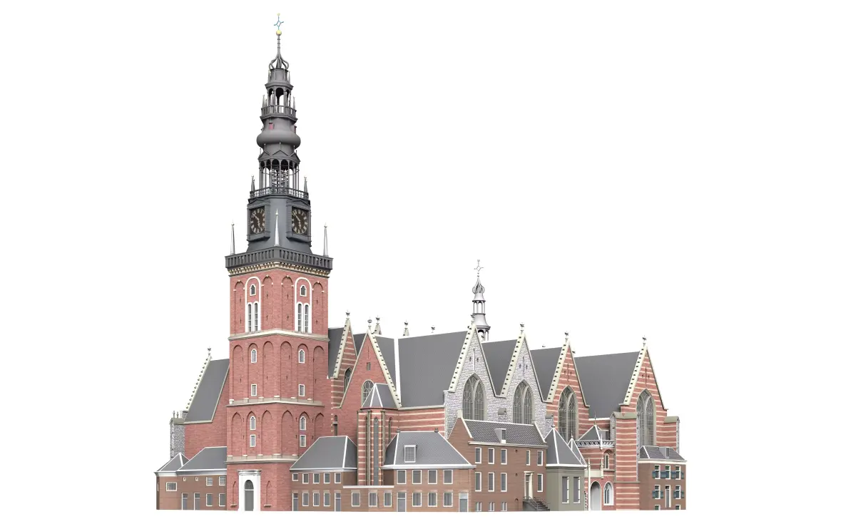 Oude Kerk 3D model