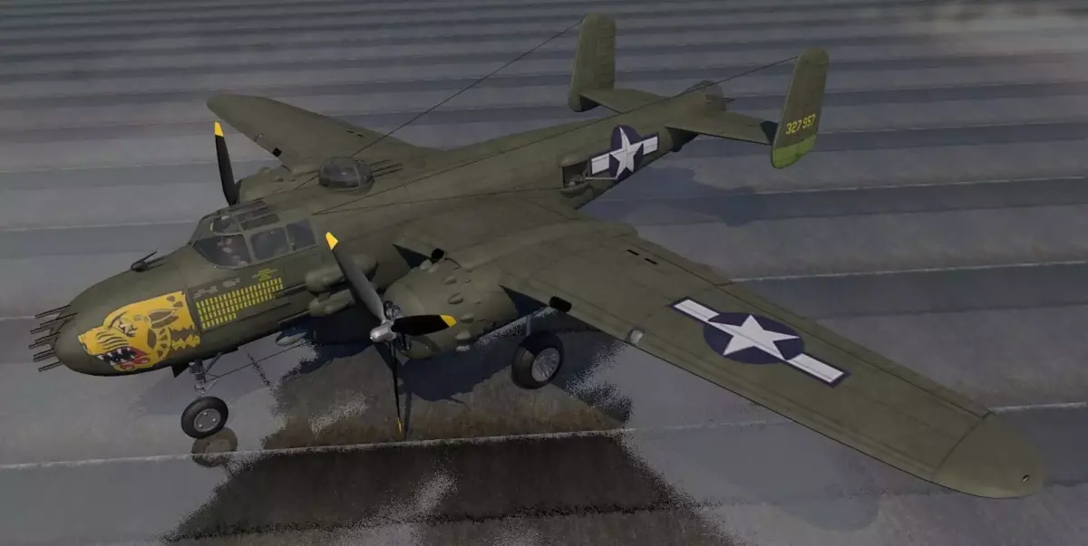 North American B-25J Mitchell - The Strafer 3D model