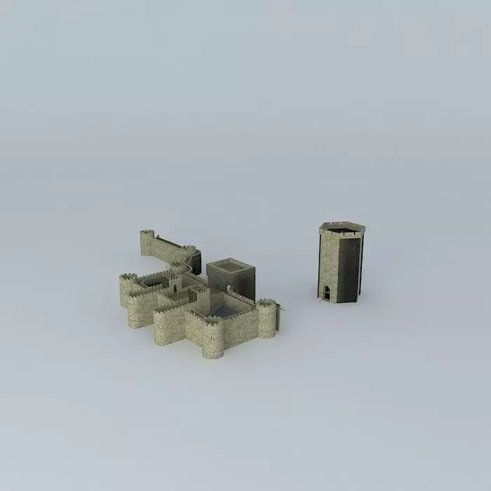 Castle Free 3D model 4