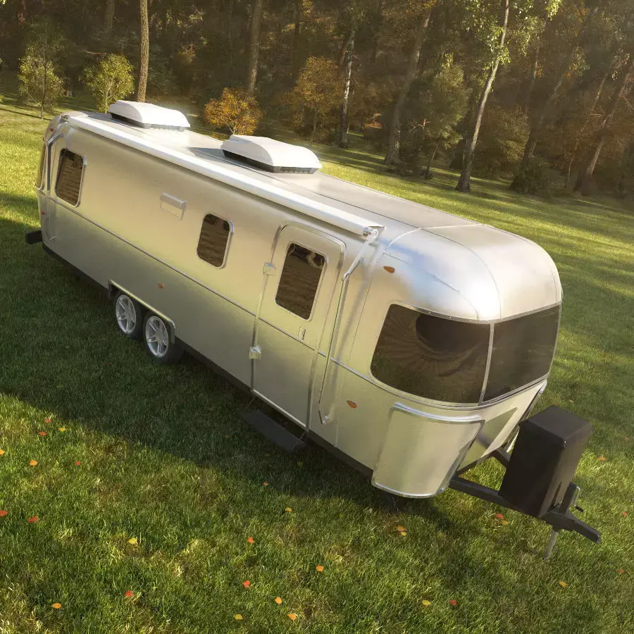 Airstream Classic trailer 2017 3D model