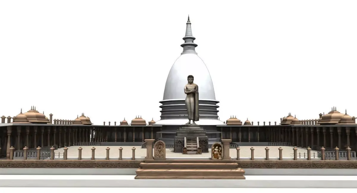 buddha temple 3D model