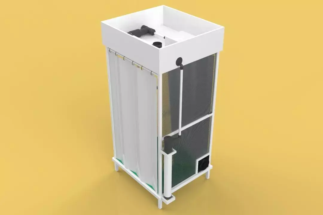 DISINFECTION CHAMBER CORONA COVID-19 SANITIZATION  TUNNEL  3D model