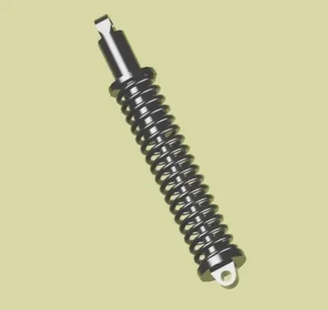 Shocks metal spring Free 3D model