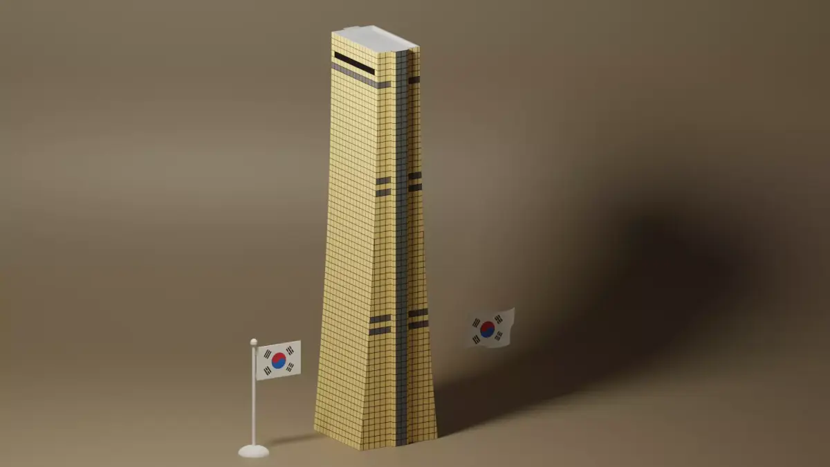 63 Building Seoul Korea 3D model
