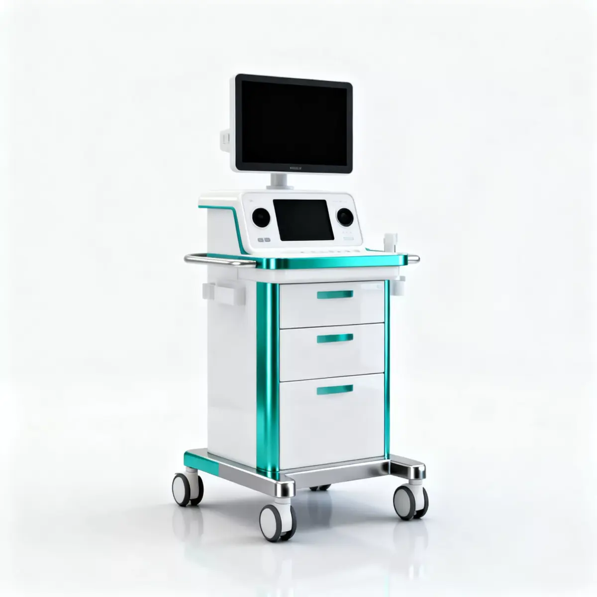 Realistic Sci-Fi Medical Cart 3D Model Low-poly 3D model