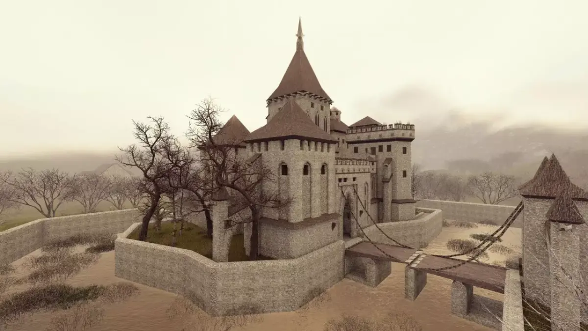 Medieval Castle 3D model 10