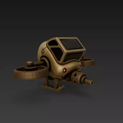 Metal Slug Drone 3D print model