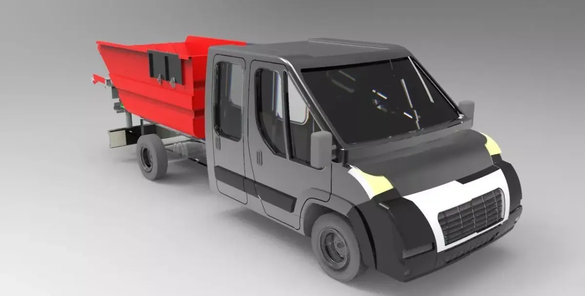 Garbage Truck  minipack 3D model