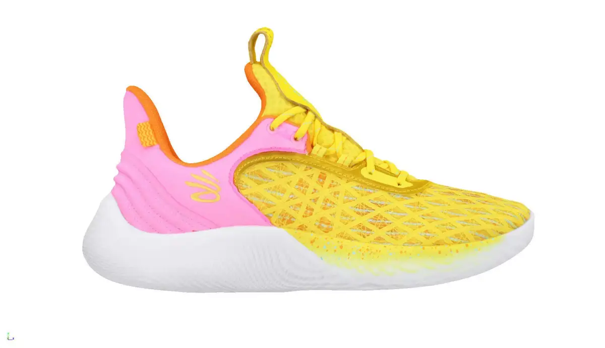 Under Armour Curry Flow 9 Sesame Street Big Bird 3D model