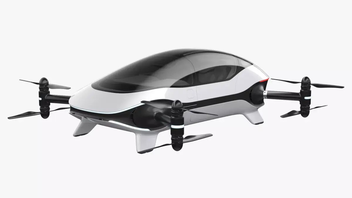 Autonomous Flying Taxi 3D model