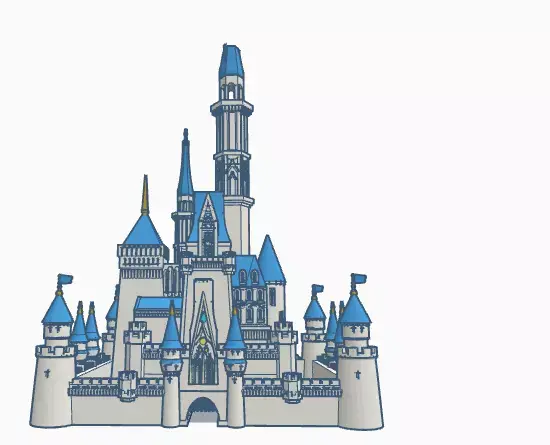 Disney Castle 3D print model purchase