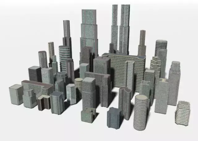 Skyscraper Cityscape2 3D model