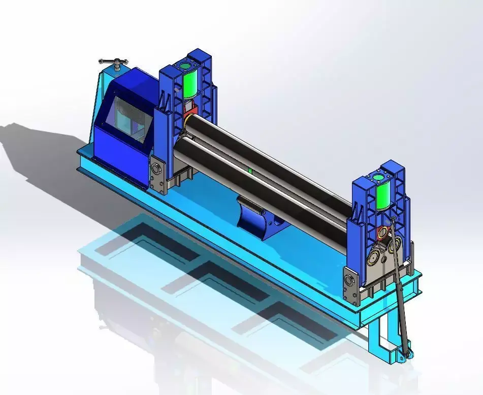 Bending Roller Machine 3D model