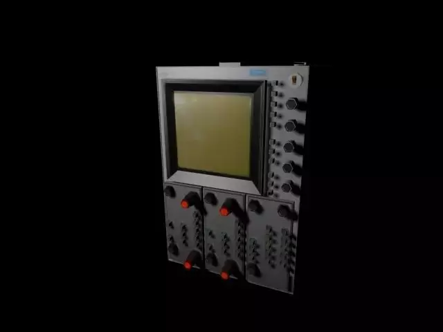 Soviet Oscilloscope C1-91 Free low-poly 3D model