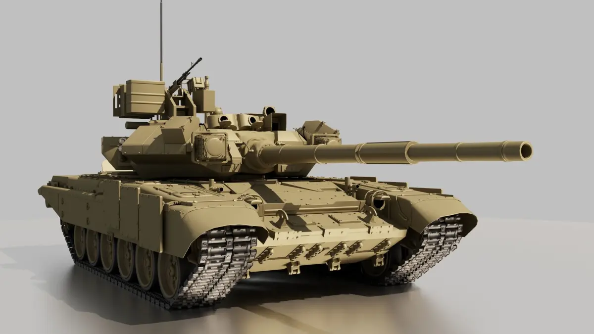 T-90 Tank 3D model buy