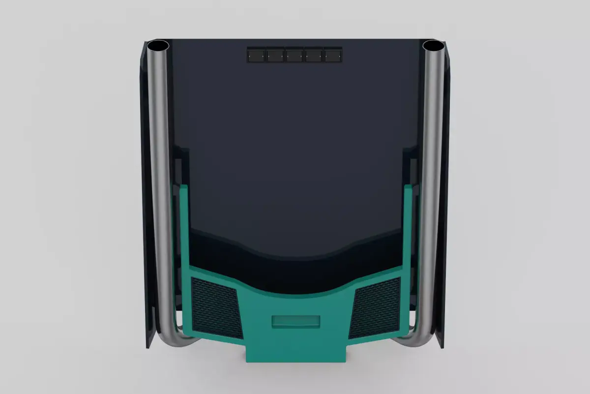 Back Cab Cover - D Model 3D model