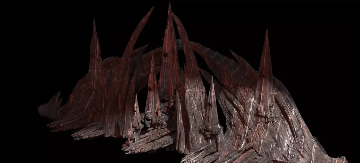 River styx Rocks 3D model