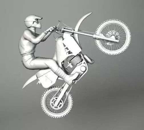 MOTOCROSS rider 3D model purchase