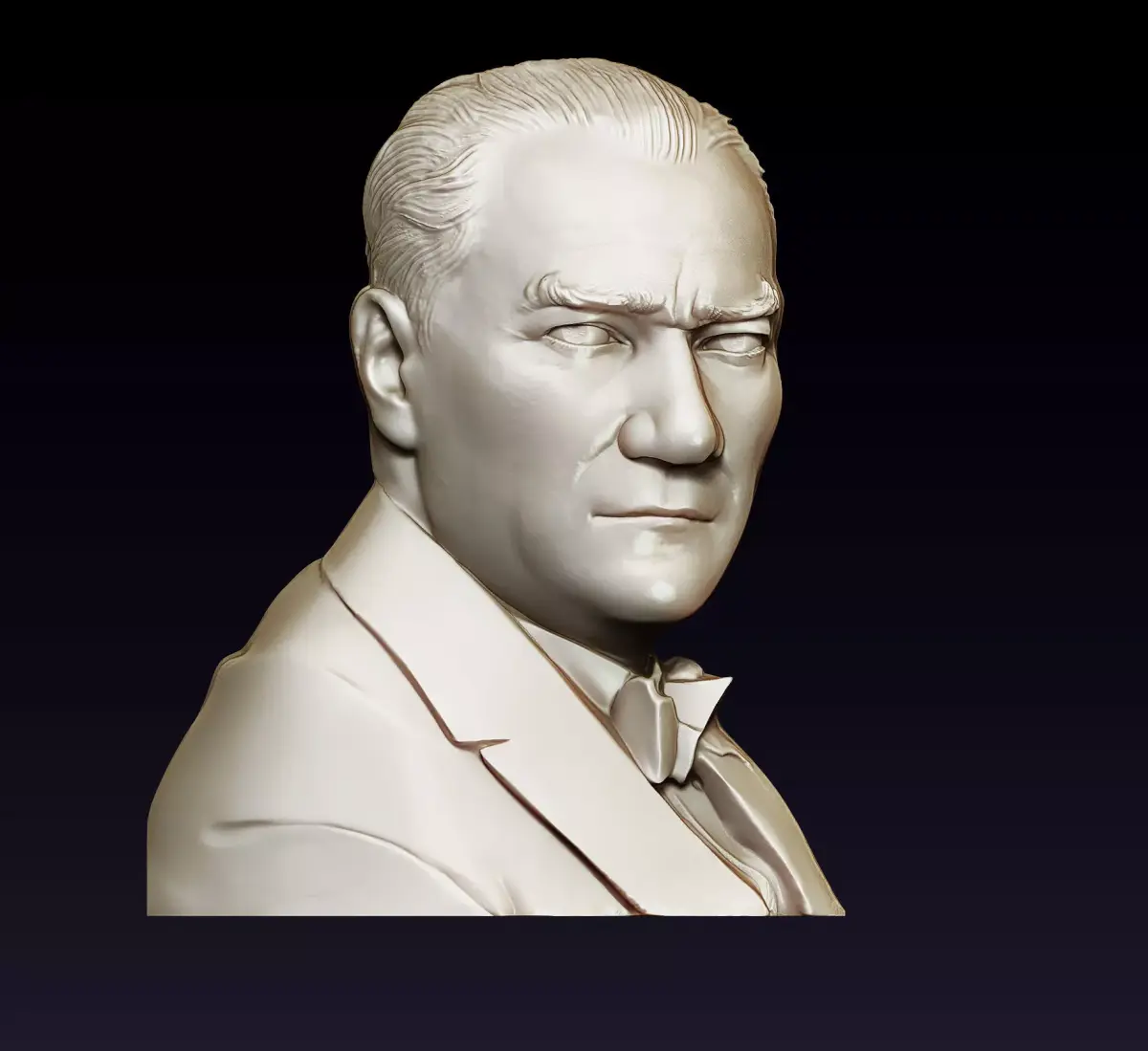 ataturk portrait 3D print model