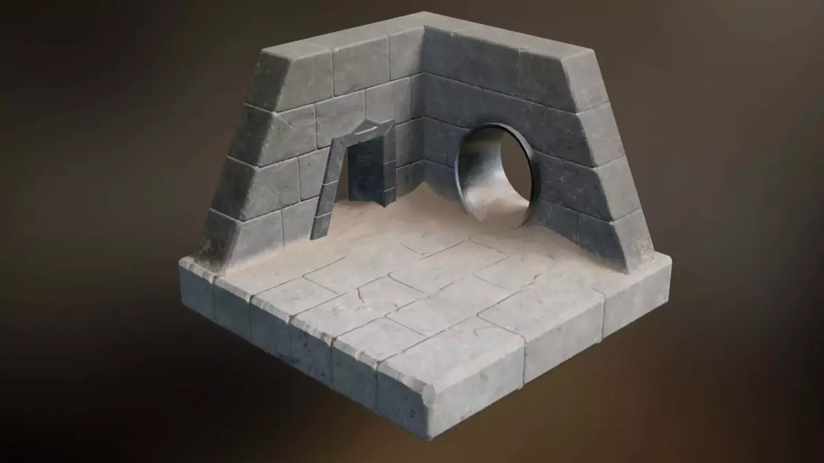 Egypt Room Free low-poly 3D model