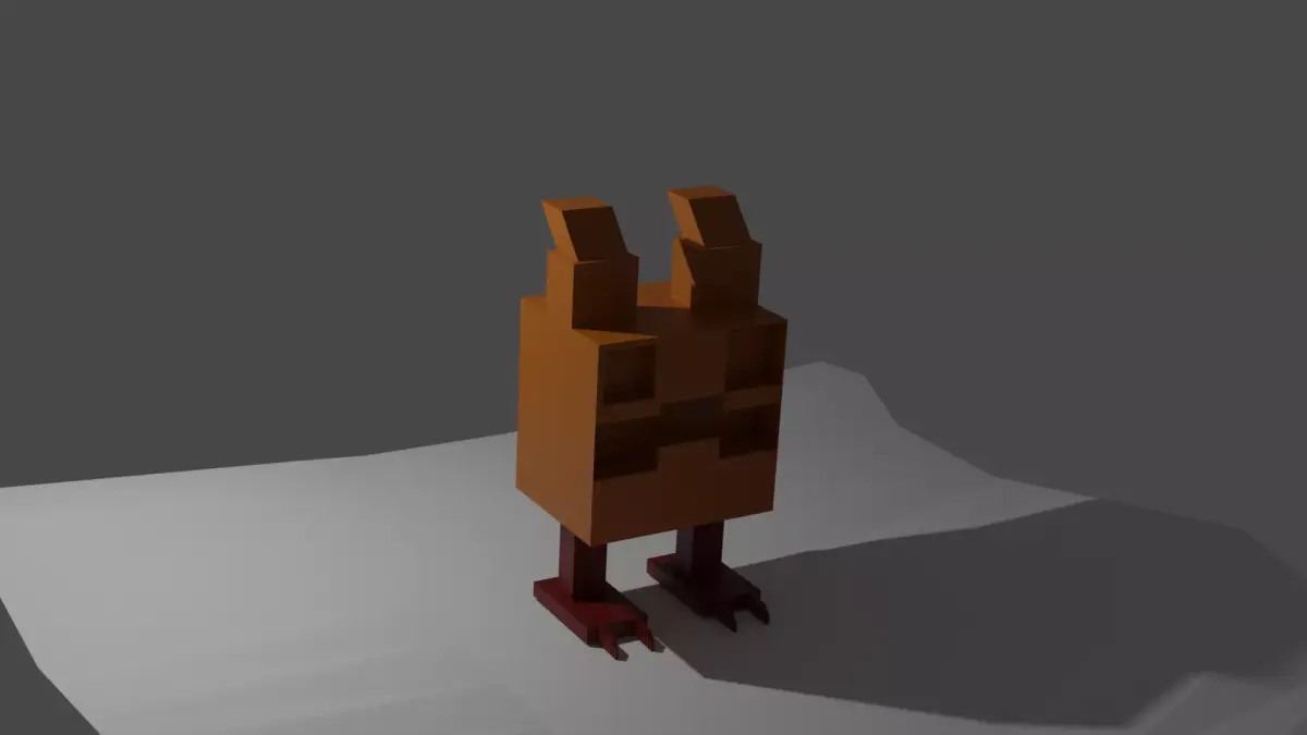  flea for game Low-poly 3D model