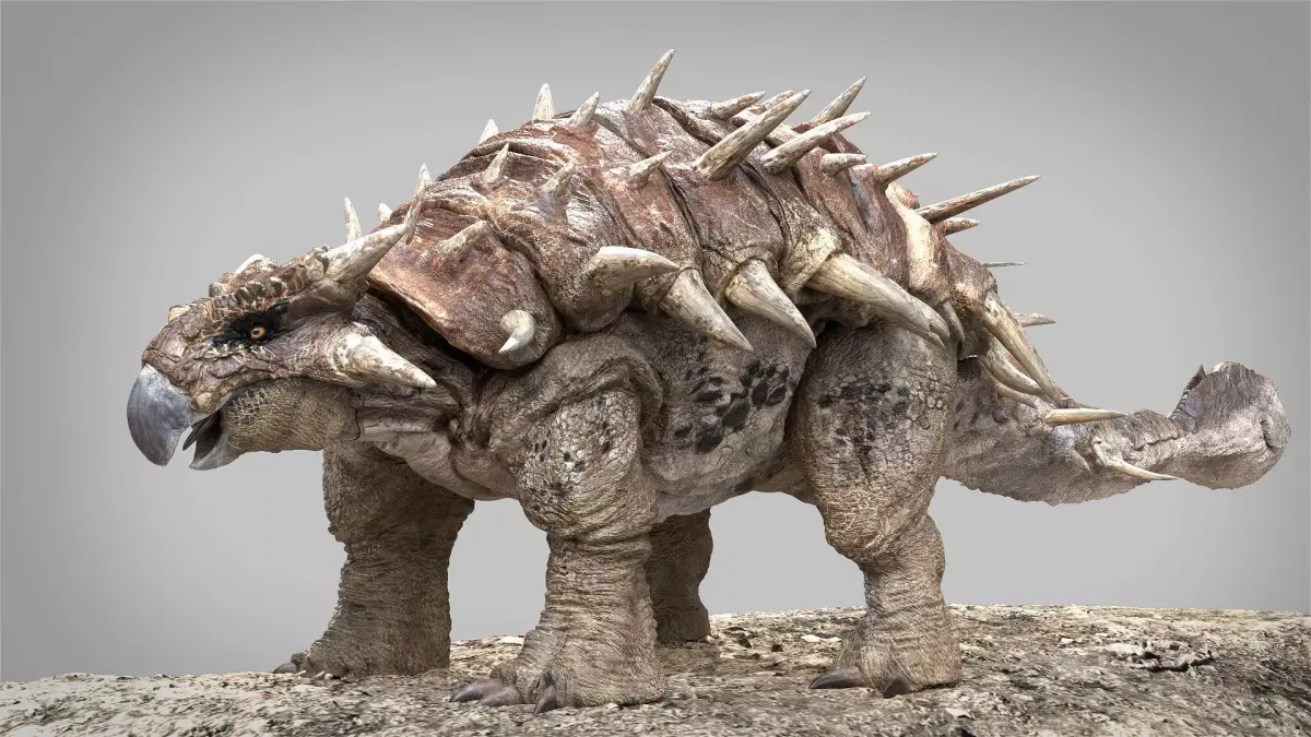 Ankylosaurus Rigged 3D model Low-poly 3D model