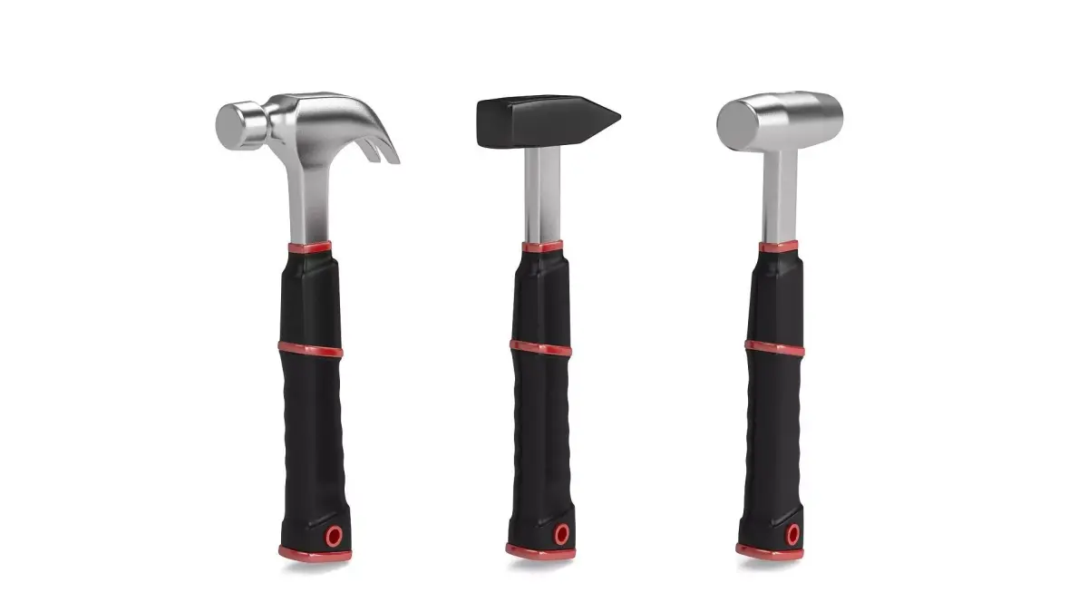 Hammers ratchet wrench Low-poly 3D model