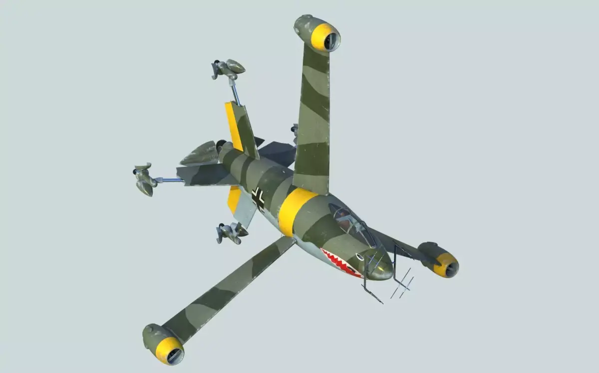 Focke Wulf Triebflugel 3D model purchase