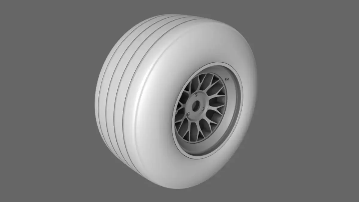 F1 2000 Front Rear Tires Free 3D model