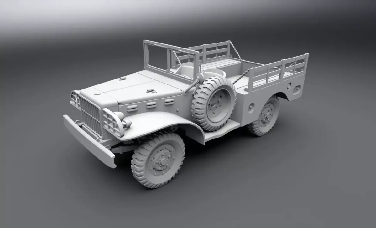 Wc51 1942 Scale model 3D print model