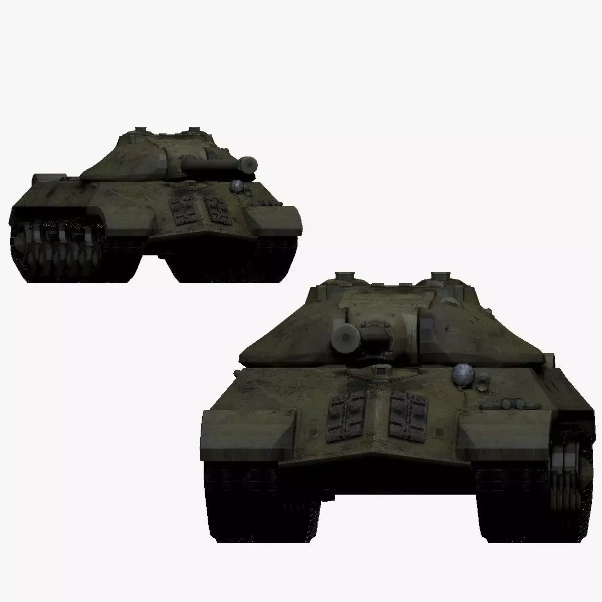 001147 soviet tank is3 3d print ready 3D print model