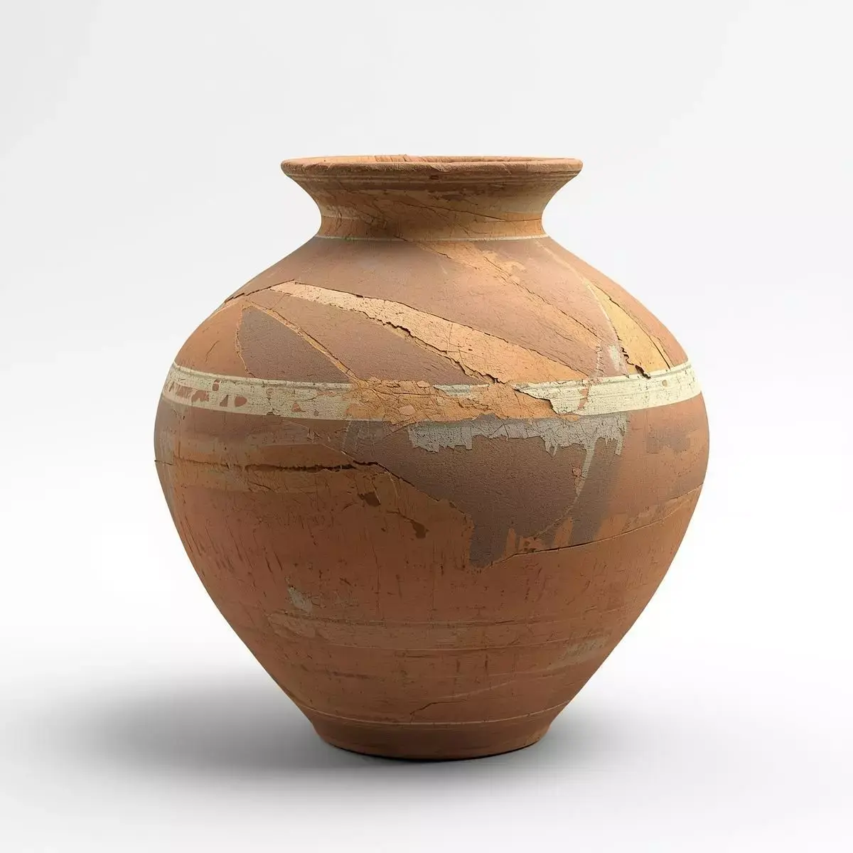 Ancient Egyptian Pottery Pot 3D Model Analysis Low-poly 3D model purchase