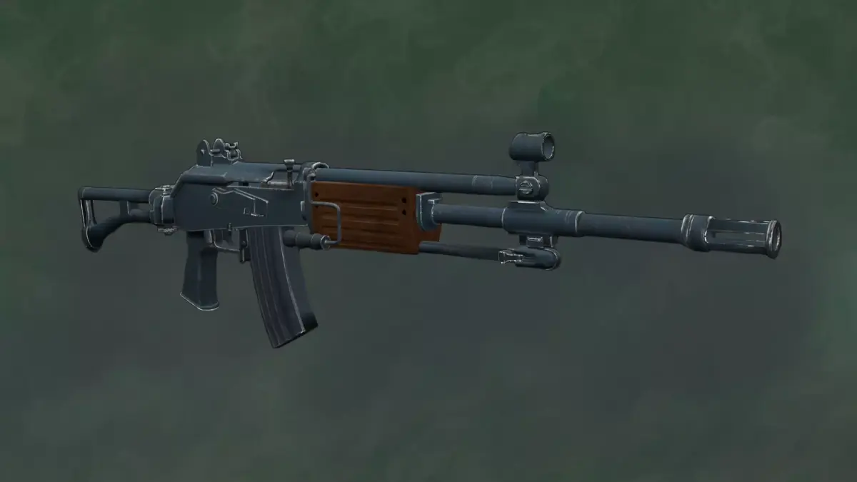 Assault Rifle Galil Arm 556 - Asset Free low-poly 3D model