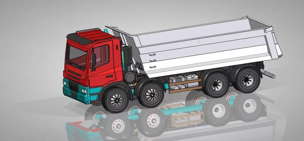 1-1 Scale Tatra Truck Mechanical  3D model