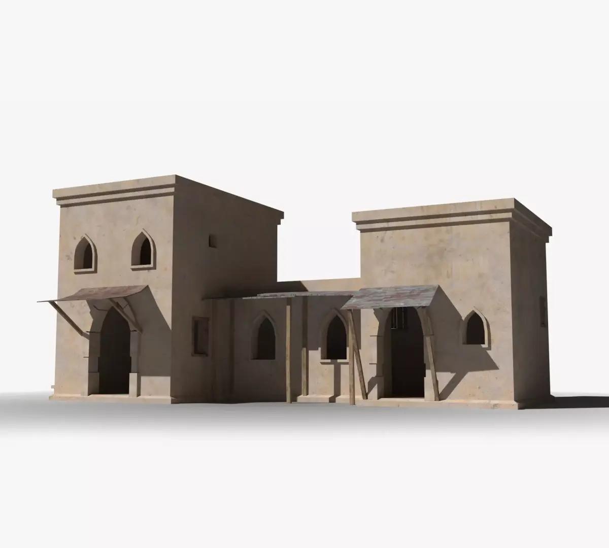 Arab x34 Low-poly 3D model