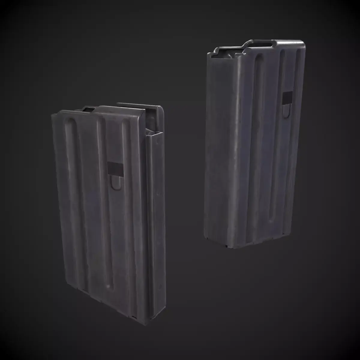 M14 20 Rounds Magazine Low-poly 3D model
