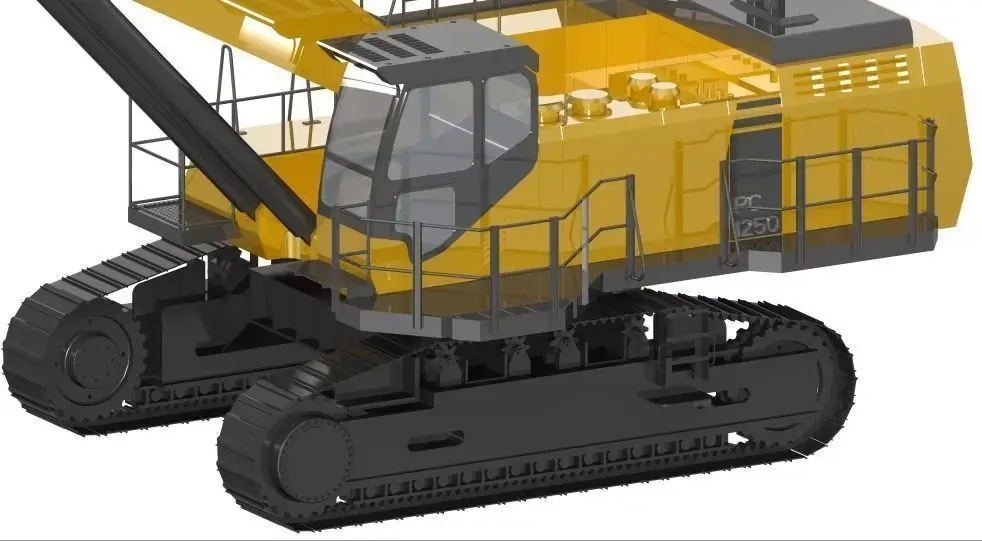 Komatsu PC1250 Excavator 3D model