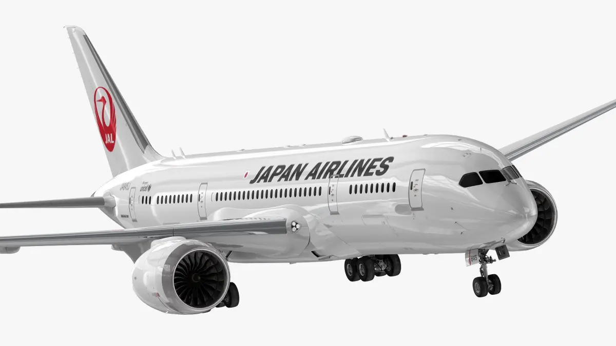 Boeing 787-8 Japan Airlines 3D model purchase