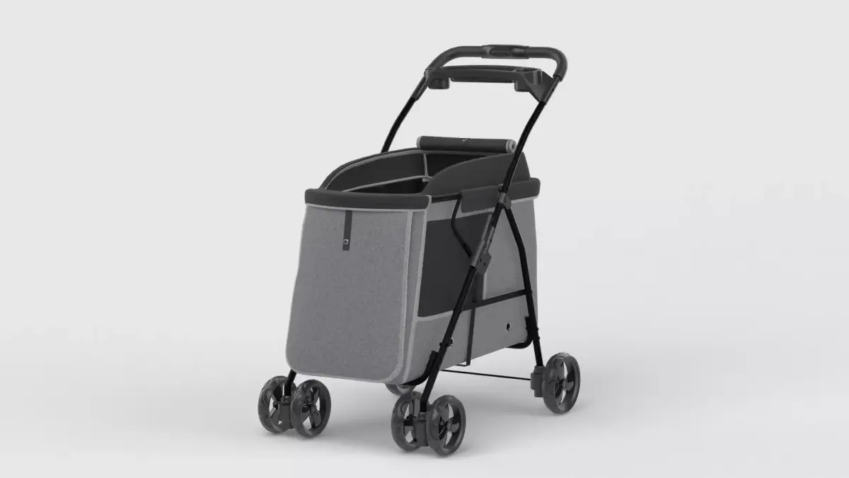 Baby stroller 3D model 3D model 4
