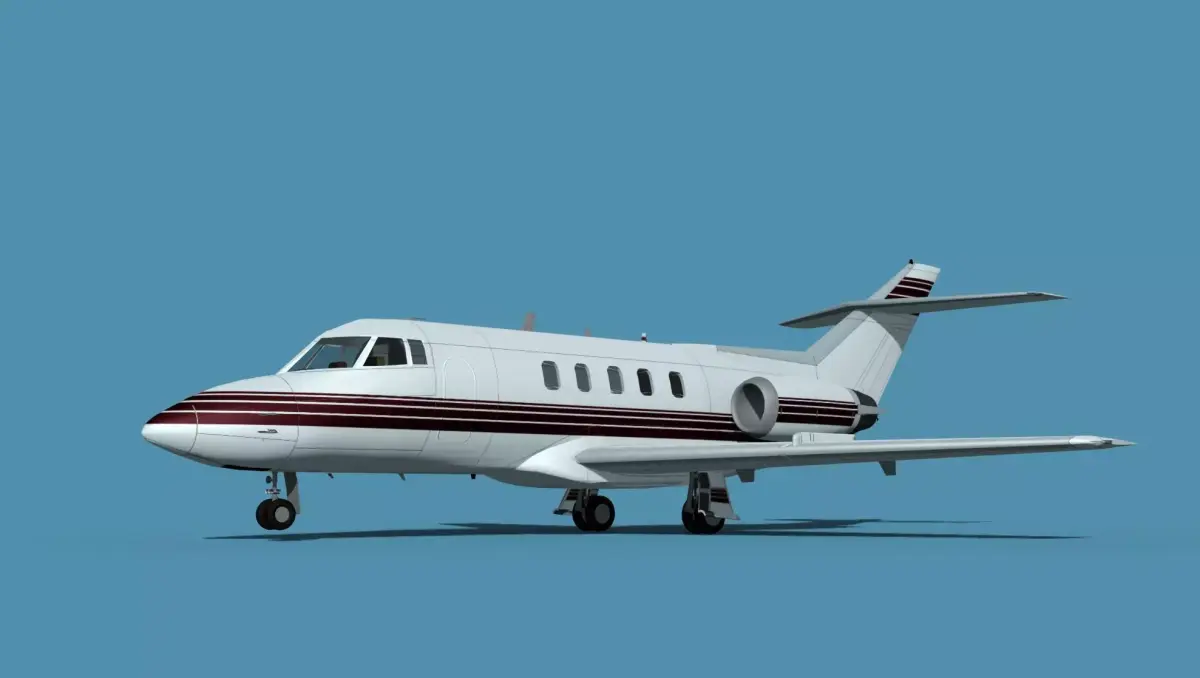 British Aerospace 125 Dominie V05 3D model