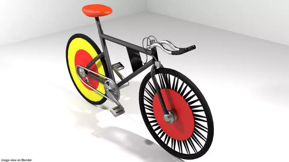 Bicycle - Track 3D model