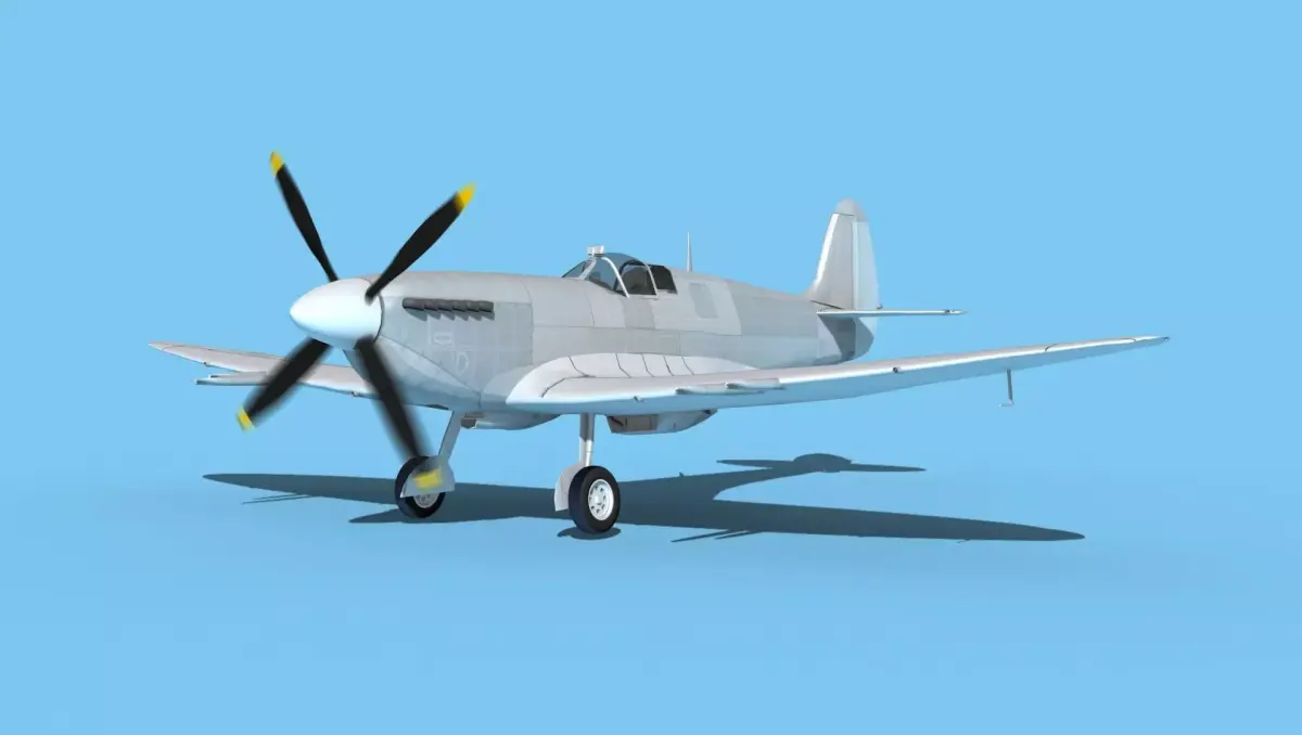 Supermarine Spitfire MK XII V00 3D model